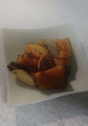 かぼちゃのペペロンチーノ風-レシピのメイン写真