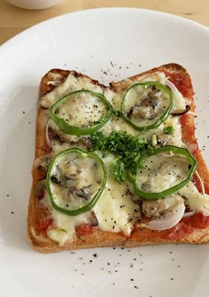 のせて焼くだけ無添加の鯖缶ピザトースト-レシピのメイン写真
