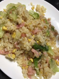 鶏ガラなし!レタスチャーハン!-レシピのメイン写真