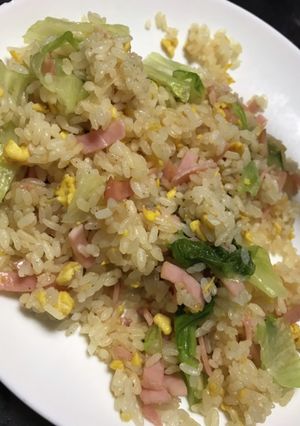 鶏ガラなし！レタスチャーハン！-レシピのメイン写真