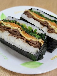 キンパ♡おにぎらず♪-レシピのメイン写真