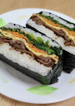 キンパ♡おにぎらず♪-レシピのメイン写真