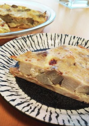 焼き麩で作る長芋の和風キッシュ-レシピのメイン写真