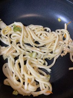 白菜の漬け物焼うどん〜柚子胡椒味〜-レシピのメイン写真