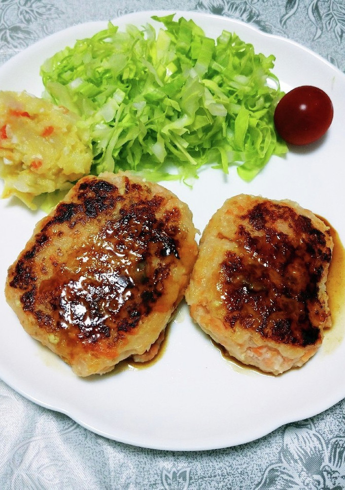 鮭とはんぺんのふわふわバーグ-レシピのメイン写真