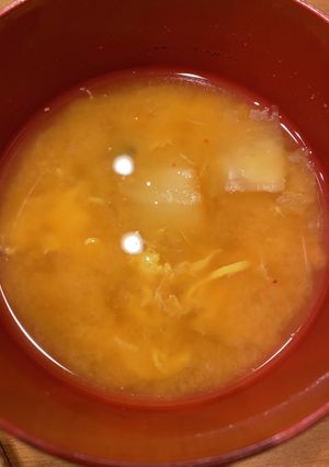 温まる！納豆キムチみそ汁-レシピのメイン写真