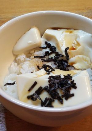 充填豆腐で。シン・TKG(豆腐かけご飯)-レシピのメイン写真
