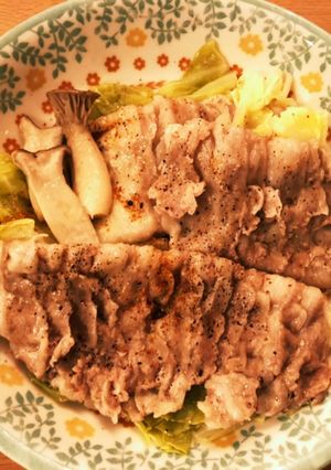温野菜と蒸し豚肉のポン酢仕立て-レシピのメイン写真