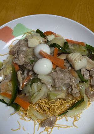 長崎名物皿うどんへの道-レシピのメイン写真