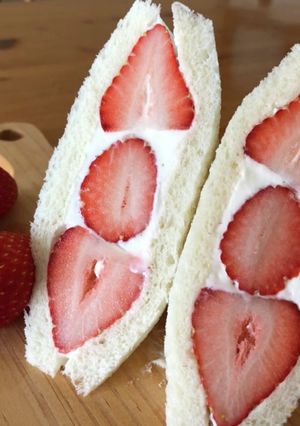 おうちでフルーツサンド いちご-レシピのメイン写真