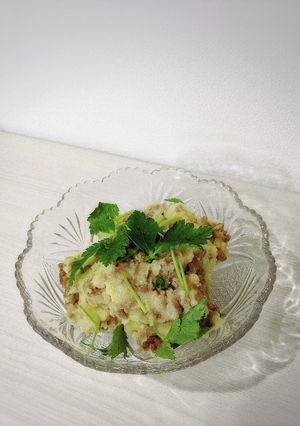 ☆ひき肉入り　こってりポテサラ☆-レシピのメイン写真
