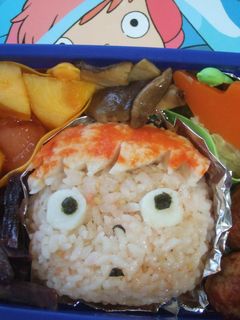 キャラ弁★ポニョ-レシピのメイン写真