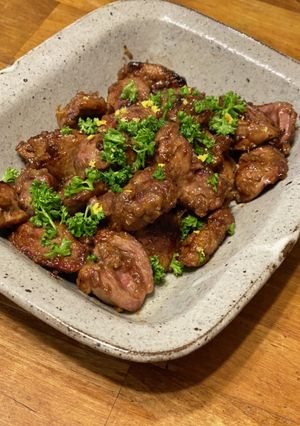 鶏レバーのバルサミコソテー(しょうゆ麹)-レシピのメイン写真