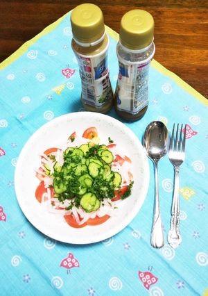 夏野菜をふんだんに！ 何でもサラダ-レシピのメイン写真