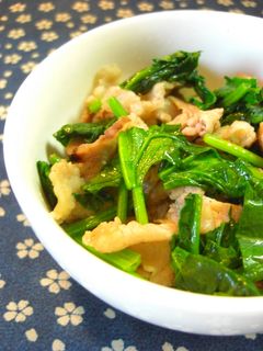 ✿豚肉ほうれん草炒め✿-レシピのメイン写真