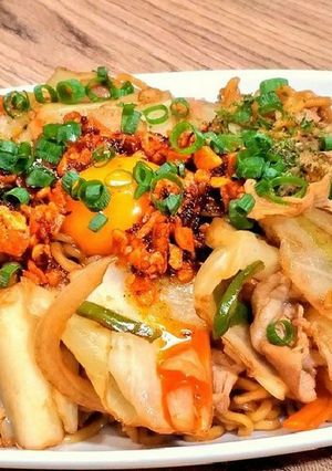 袋麺のやきそばが100倍美味くなる裏技!-レシピのメイン写真