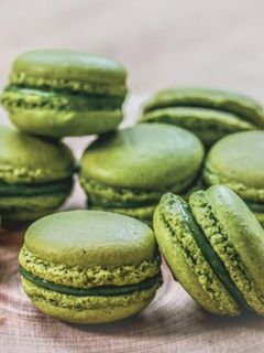 パティシエの抹茶マカロン 乾燥なし-レシピのメイン写真