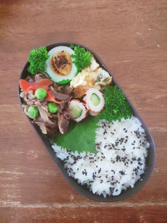 JK☆牛肉とゴボウの甘辛煮弁当♪-レシピのメイン写真