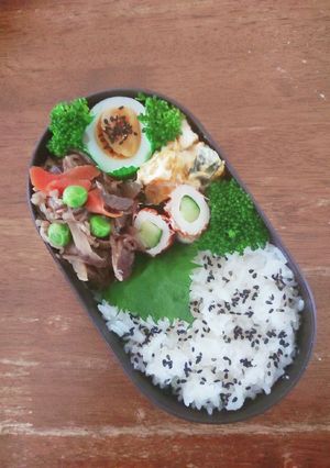 JK☆牛肉とゴボウの甘辛煮弁当♪-レシピのメイン写真