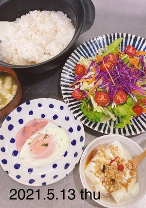 男子高校生朝ごはん001-レシピのメイン写真