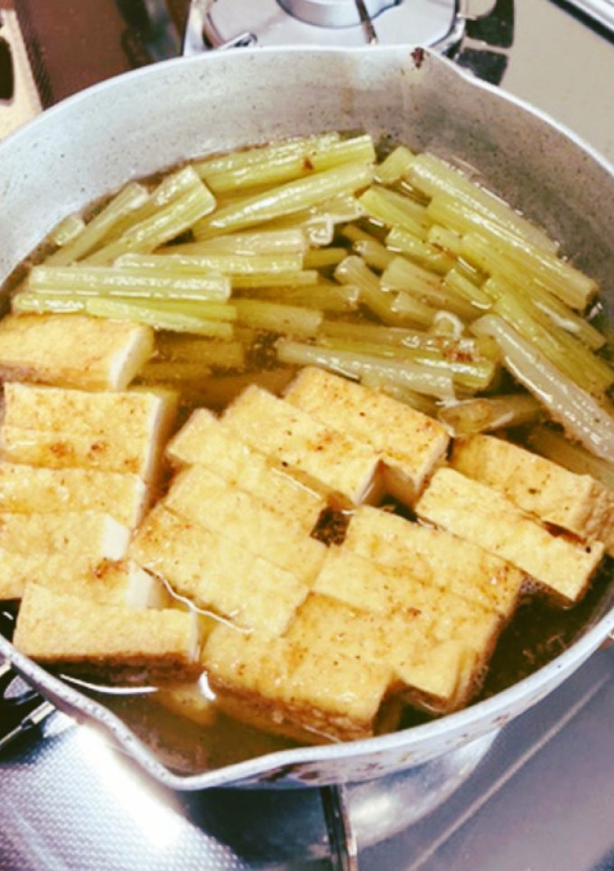 ふきと厚揚げの煮物-レシピのメイン写真