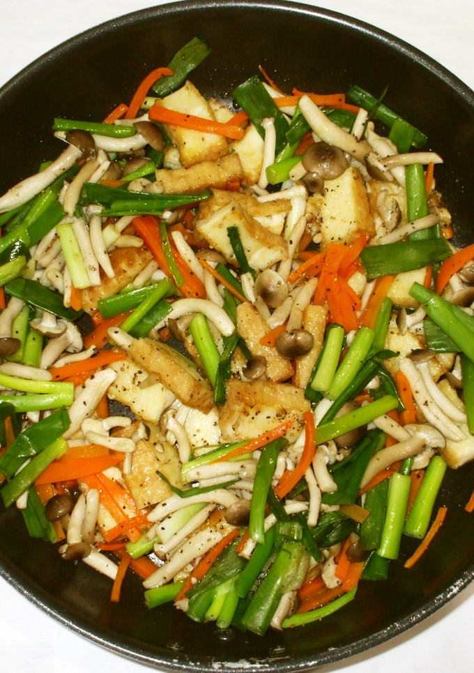 厚揚げ豆腐しめじ炒め♪簡単漢方食養生-レシピのメイン写真