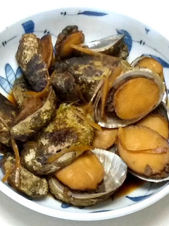 かえしで簡単 トコブシの煮付け-レシピのメイン写真