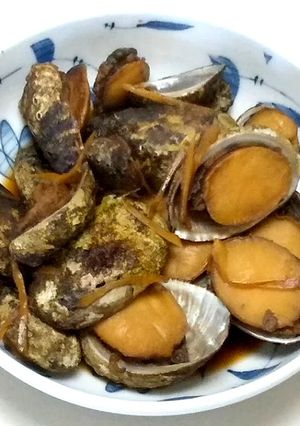 かえしで簡単 トコブシの煮付け-レシピのメイン写真