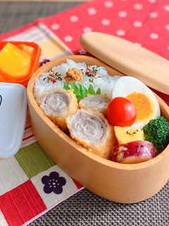お弁当にも*お肉だけの巻き巻きカツ♪*-レシピのメイン写真