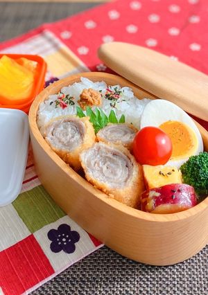 お弁当にも＊お肉だけの巻き巻きカツ♪＊-レシピのメイン写真