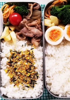 生姜焼き弁当(5.13)-レシピのメイン写真