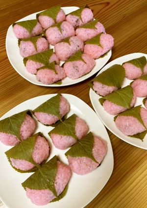 田舎のさくら餅-レシピのメイン写真