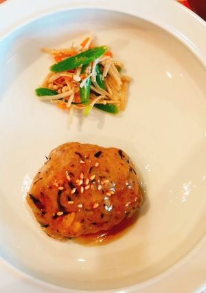 保育園給食★豆腐のひじきハンバーグ-レシピのメイン写真