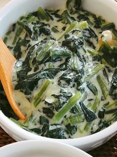 * クリームスピナッチ *-レシピのメイン写真