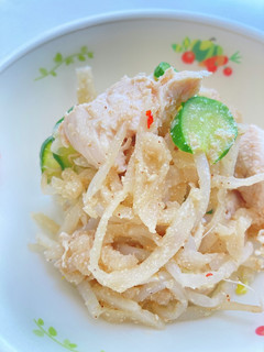切干大根のバンバンジー☆給食メニュー-レシピのメイン写真