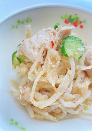 切干大根のバンバンジー☆給食メニュー-レシピのメイン写真