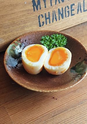 焼き肉のたれとお味噌で簡単★半熟煮玉子-レシピのメイン写真