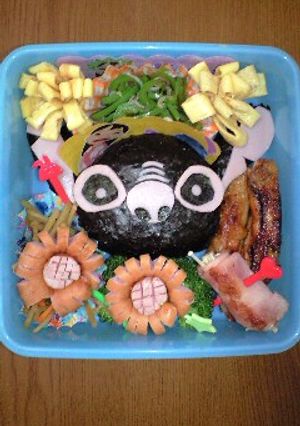 キャラ弁☆スティッチ弁当-レシピのメイン写真