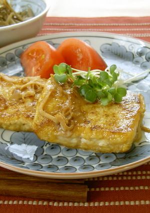 豆腐ステーキ しょうが風味（透析食）-レシピのメイン写真