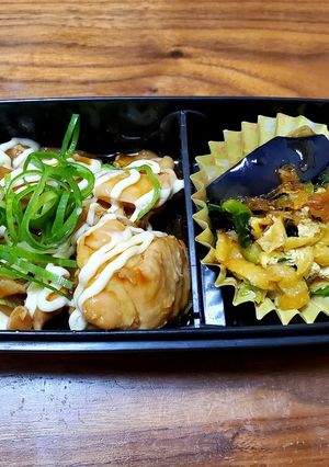 照り焼きチキン弁当(独身おやじのお弁当)-レシピのメイン写真