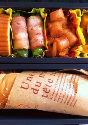 高校生弁当日記(焼きそばパン弁当編)-レシピのメイン写真