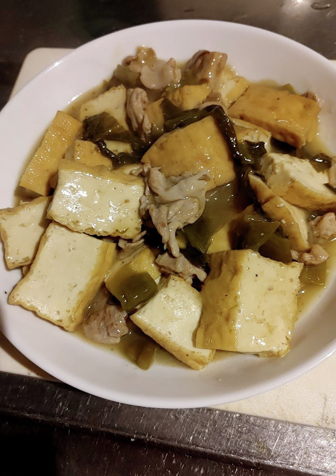 高菜と厚揚げの肉炒め-レシピのメイン写真