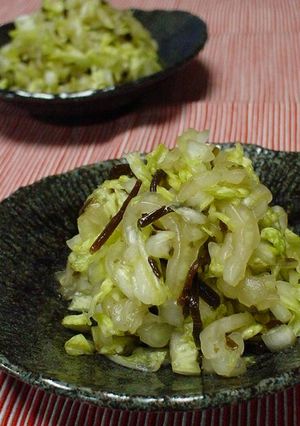 白菜の塩昆布和え☆柚子胡椒風味-レシピのメイン写真