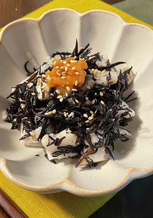 ひじきと長芋の梅酢サラダ-レシピのメイン写真