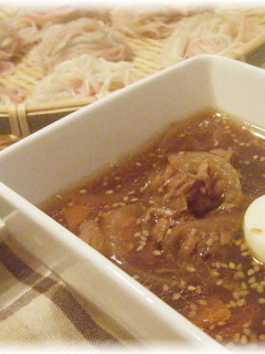 とろとろ玉ねぎとシーチキンのつけそうめん-レシピのメイン写真