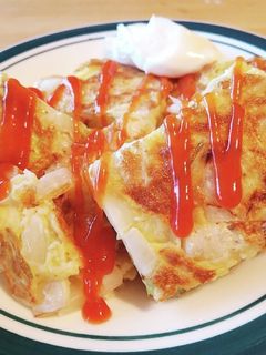 白菜でお好み焼き-レシピのメイン写真