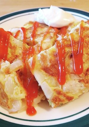 白菜でお好み焼き-レシピのメイン写真