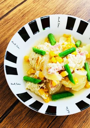 ジャガイモのミルクチーズ煮♡-レシピのメイン写真