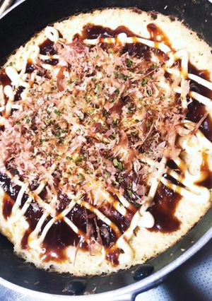 超簡単！フライパンで山芋鉄板焼き-レシピのメイン写真
