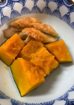 かぼちゃの煮物　ちくわ　簡単-レシピのメイン写真
